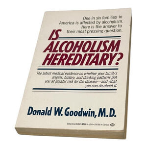 Vintage Is Alcoholism Hereditary? Donald W Goodwin MD 1988 Paperback Book